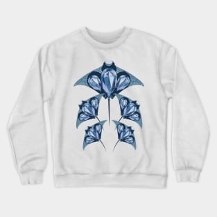 Manta Ray - Sapphire Crewneck Sweatshirt